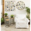 Evergreen Beautiful Springtime Metal and Wooden Side Table, Set of 3 - 16 x 16 x 26 Inches Fade and Weather Resistant Decoration - 2 of 4