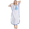 HAPPY BAY Women's House Daily Routine Evening Wear Vacation Casual Dailywear Holiday Plus Size Flowysuit Cover Ups 2X-3X Multicolored, Abstract - 4 of 4