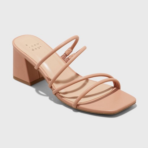 Nude heels 2025 wide width