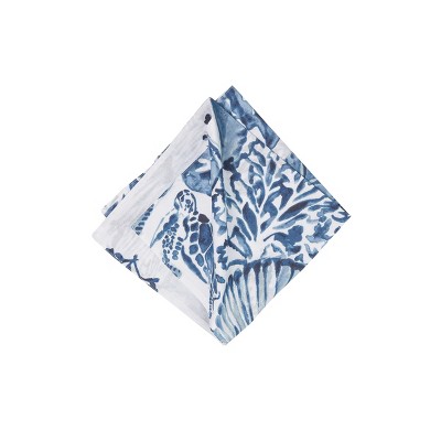 C&F Home Blue Coast Shells Napkin Set of 6