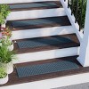 WaterHog 8.5"x30" Set of 4 Squares Indoor/Outdoor Stair Treads Door Mats - 3 of 4