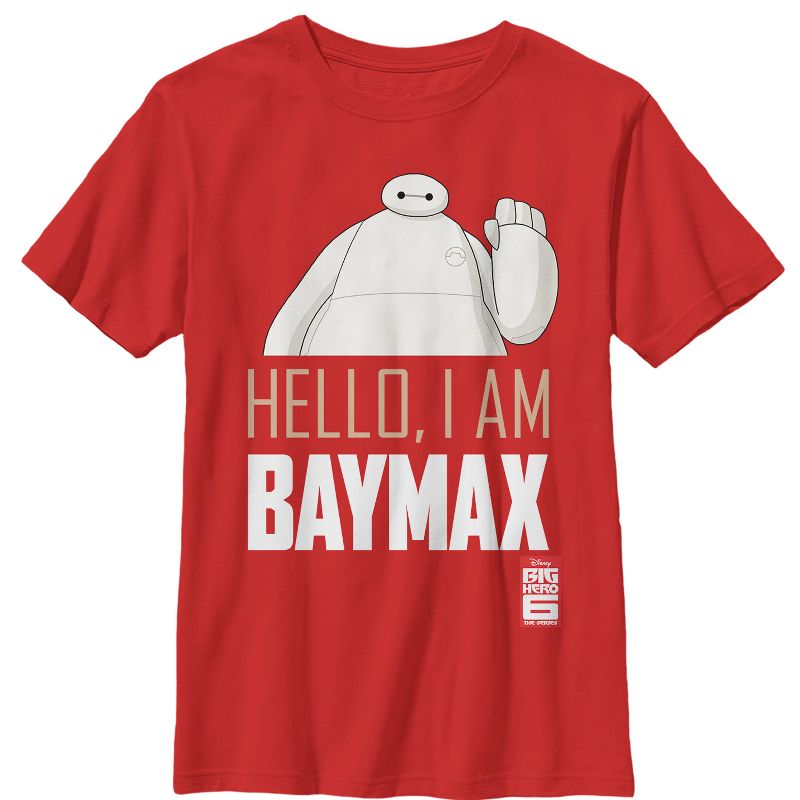Boy's Big Hero 6 Hello, I Am Baymax T-Shirt, 1 of 4