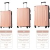 Luggage 2 Piece Set Suitcase Spinner Hardshell Lightweight TSA Lock for Travel,Busines - 3 of 4