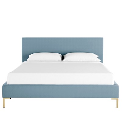 target king platform bed