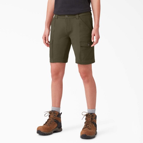 Women's Cooling Slim Fit Cargo Shorts, 10 - Dickies Canada