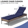 Crestlive Products Outdoor Chaise Lounge Cushion Foldable Outdoor Lounge Chair Cushion for Patio Furniture - 2 of 4