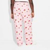 Women's Strawberry Shortcake Cozy Graphic Pants - Pink - 2 of 3