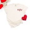 Simply Sage Market Women's Embroidered Babe Heart Mini Short Sleeve Garment Dyed Tee - 3 of 4