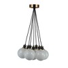 Artcraft Lighting Gem 7 - Light Pendant in  Black/Brushed Brass - 3 of 4