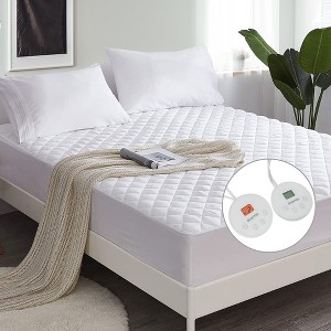 Costway Heated Electric Mattress Pad Twin\King\Queen Size w/10 Heating Levels Auto Shut Off - 1 of 4