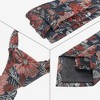 INSPIRE CHIC Men's Retro Flower Pattern Polyester Fabric Neckties - 3 of 4
