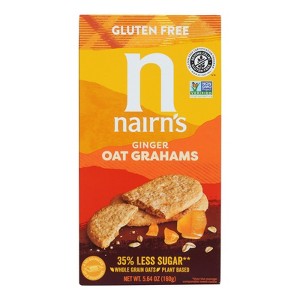 Nairn's - Cookie - Gluten Free - Ginger Oat Graham - Case of 6 - 5.64 oz - 1 of 3