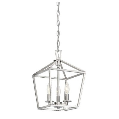 Transitional Townsend 3-Light Matte Black Foyer Pendant