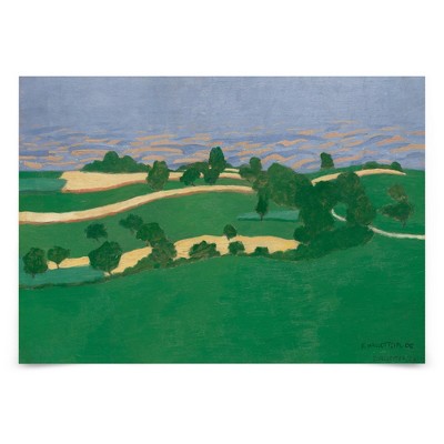 Americanflat 12x16 Poster Corn Fields By Felix Vallotton : Target