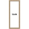 PosterPalooza | 12x36 Modern Bamboo Picture Frame, UV Acrylic, 5 Finishes - 2 of 4