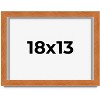 PosterPalooza | Flat Brown Picture Frame - UV Acrylic, Backing Board, Hanging Hardware Included - 2 of 4