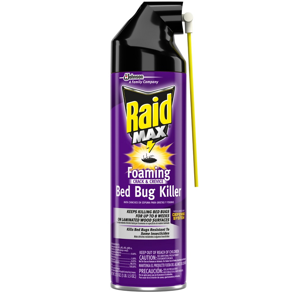 GTIN 046500001666 product image for Raid Max Foaming Bed Bug Killer - 17 fl oz | upcitemdb.com