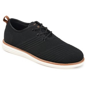 Vance Co. Mens Medium and Wide Width Mens Novak Knit Lace-up Round Toe Dress Shoe - 1 of 4