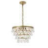 Elegant Lighting Kora 5 light Brass Pendant - 3 of 4