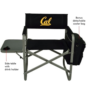 NCAA California Berkeley University Golden Bears Deluxe Sports Chair with Side Table - 1 of 4