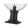 Z-Lite Laurent 1 - Light Lantern in  Black - 3 of 4