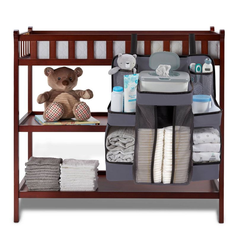 LA Baby Diaper Caddy and Nursery Organizer for Baby&#39;s Essentials - Gray, 5 of 8