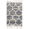 Unique Loom    Hygge Shag Trellis Area Rug - 2 of 4