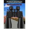 10x50 HD adult binoculars, High Magnification Long Range Zoom Binoculars, HD Professional Binoculars for Camping Hiking，bird watching, cruising, Black - 2 of 4