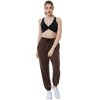 Women's Casual Loose Fit Sweatpants - Elastic Ankle Cuff & Drawstring Waist Joggers - 4 of 4