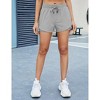 Womens Shorts Athletic 2 in 1 Drawstring Running Shorts with Pockets - 3 of 4