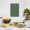 Lathe & Quill Candy Canes Green Cutting Board Rectangle -Deny Designs - 3 of 3