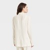 Women's Linen Relaxed Fit Spring Blazer - A New Day - image 2 of 3