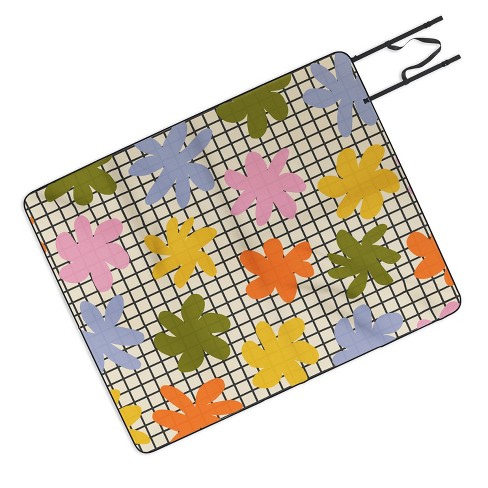 Alisa Galitsyna Playful Flowers 1 Picnic Blanket - Deny Designs - image 1 of 3