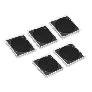 Unique Bargains Collection Supplies Coin Snap Holder with Foam Gasket 5 Pcs - 1 of 4