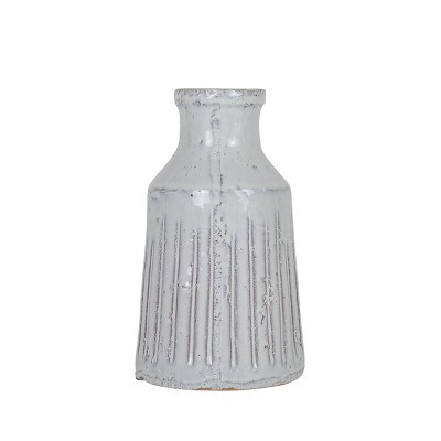 Distressed Glaze Terracotta Vase by Foreside Home & Garden