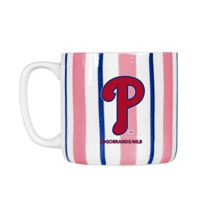 MLB Philadelphia Phillies Striped Coffee Mug - 16oz - 1 of 1