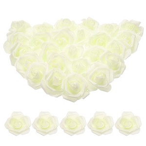 Unique Bargains Realistic Appearance Soft Texture Artificial Flower 100 Pcs - 1 of 4