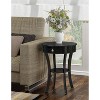 HomeStock Belmont 1 Drawer End Table with Open Shelf, Rubberwood Storage Accent Table with Concealed Drawer for Living Room or Bedroom - 4 of 4