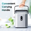 SUGIFT 26 lbs Countertop Ice Maker, Portable, Fast, and Easy to Use, Silver - 4 of 4
