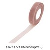 Unique Bargains Ribbon Convenient Sheer Organza & Satin Blend Polyester 1771.65"x0.79" 1 Pc - 3 of 4