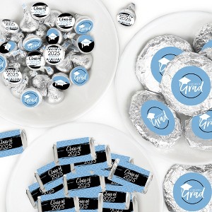 Big Dot of Happiness 2025 Light Blue Graduation Party Candy Favor Sticker Kit - 304 Pieces - 1 of 4