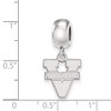 Black Bow Jewelry Sterling Silver Virginia Wahoos NCAA Bead Charm - 3 of 4