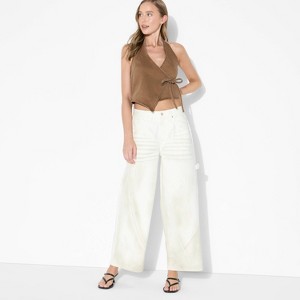 Women's Denim Wrap Halter Top - Wild Fable™ - 1 of 3