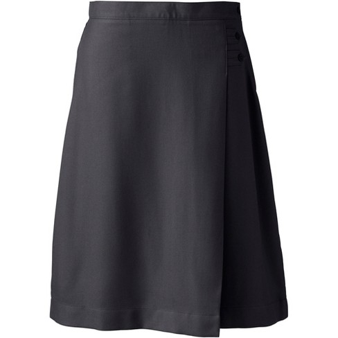 Lands End School Uniform Women s Solid A line Skirt Below The