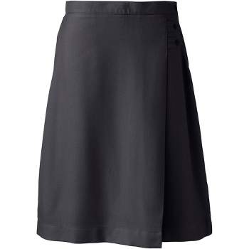 Lands' End Lands' End School Uniform Women's Solid A-line Skirt Below the Knee