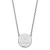 Black Bow Jewelry 14k White Gold The Citadel Bulldogs NCAA Necklace 18 Inch - 2 of 4