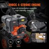 VEVOR Gas Pressure Washer, 4400 PSI 4.0 GPM, Gas Powered Pressure Washer with Copper Pump, Spray Gun and Extension Wand, Black - 4 of 4