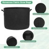 Unique Bargains Thickened Fabric Durable Handles Multipurpose Good Drainage Plant Grow Bags 5 Pcs - 2 of 4