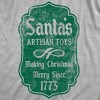 Womens Funny T Shirts Santas Artisan Toys Sarcastic Christmas Graphic Novelty Tee For Ladies - Crazy Dog Women's T Shirt Gift For Christmas - 2 of 4
