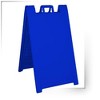 Plasticade Signicade Portable Folding Sidewalk Double Sided Sign Stand (2 Pack) - 2 of 2